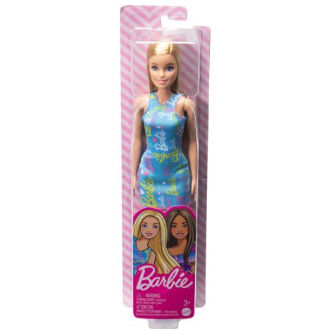 Papusa Barbie Blonda Cu Rochita Albastra - imagine 7